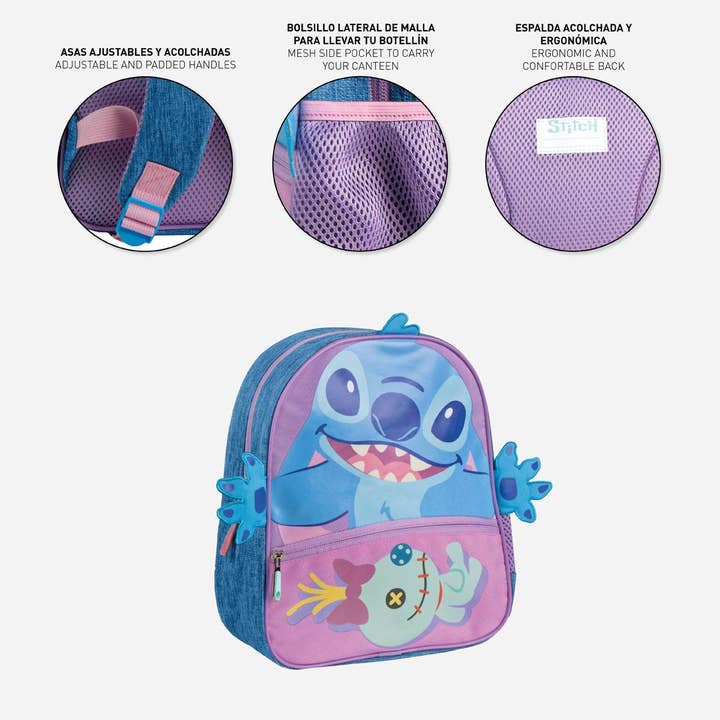 Mastoys, S.L. - Wholesale Backpack - Unisex - STITCH CHILDREN'S SCHOOL BACKPACK - 21000058853