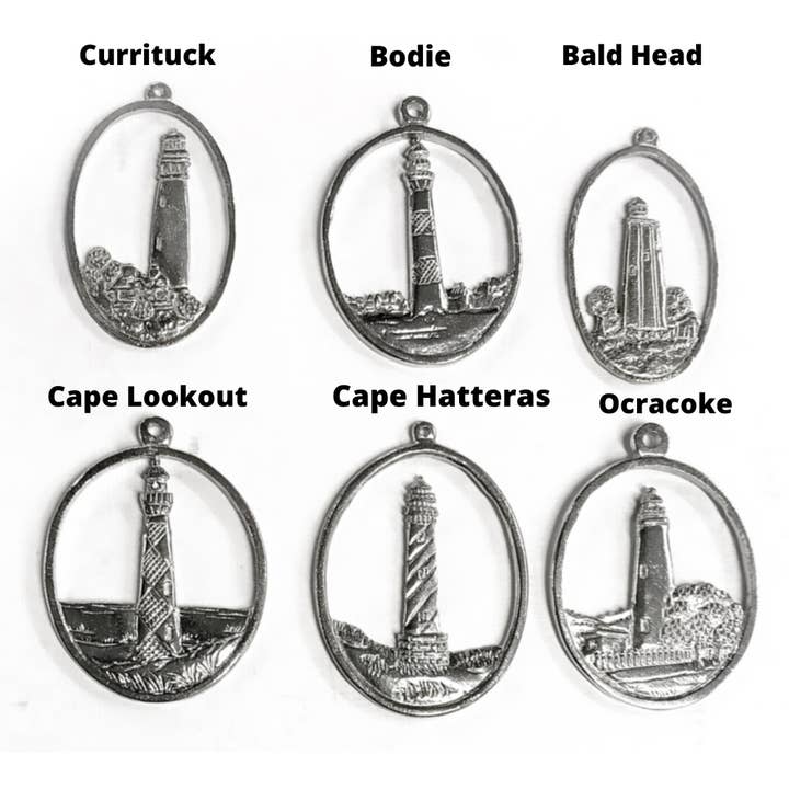 House of Morgan Pewter - Wholesale Ornament - Handmade Lighthouse Ornament - North Carolina Lighthouses9