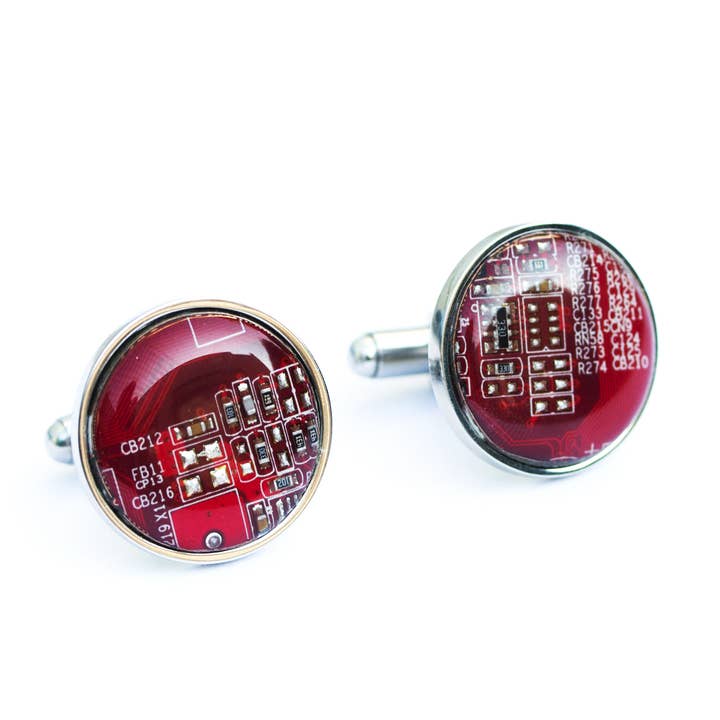 Pavlysh s.r.o. - Wholesale Cufflinks - Round cufflinks, stainless steel, resin2