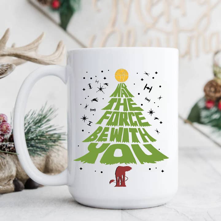 May The Force Be With You | Holiday Mug for wholesale by AromaSarapy