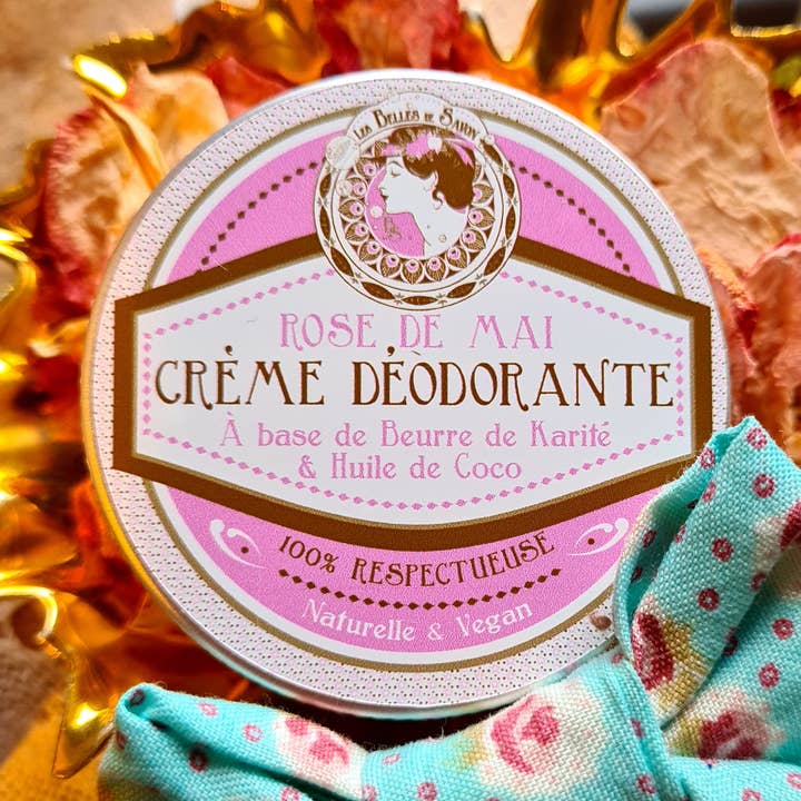 Crema desodorante Mayo Rose, tamaño de viaje, 30 ml para venta al por mayor de Les Belles De Savon