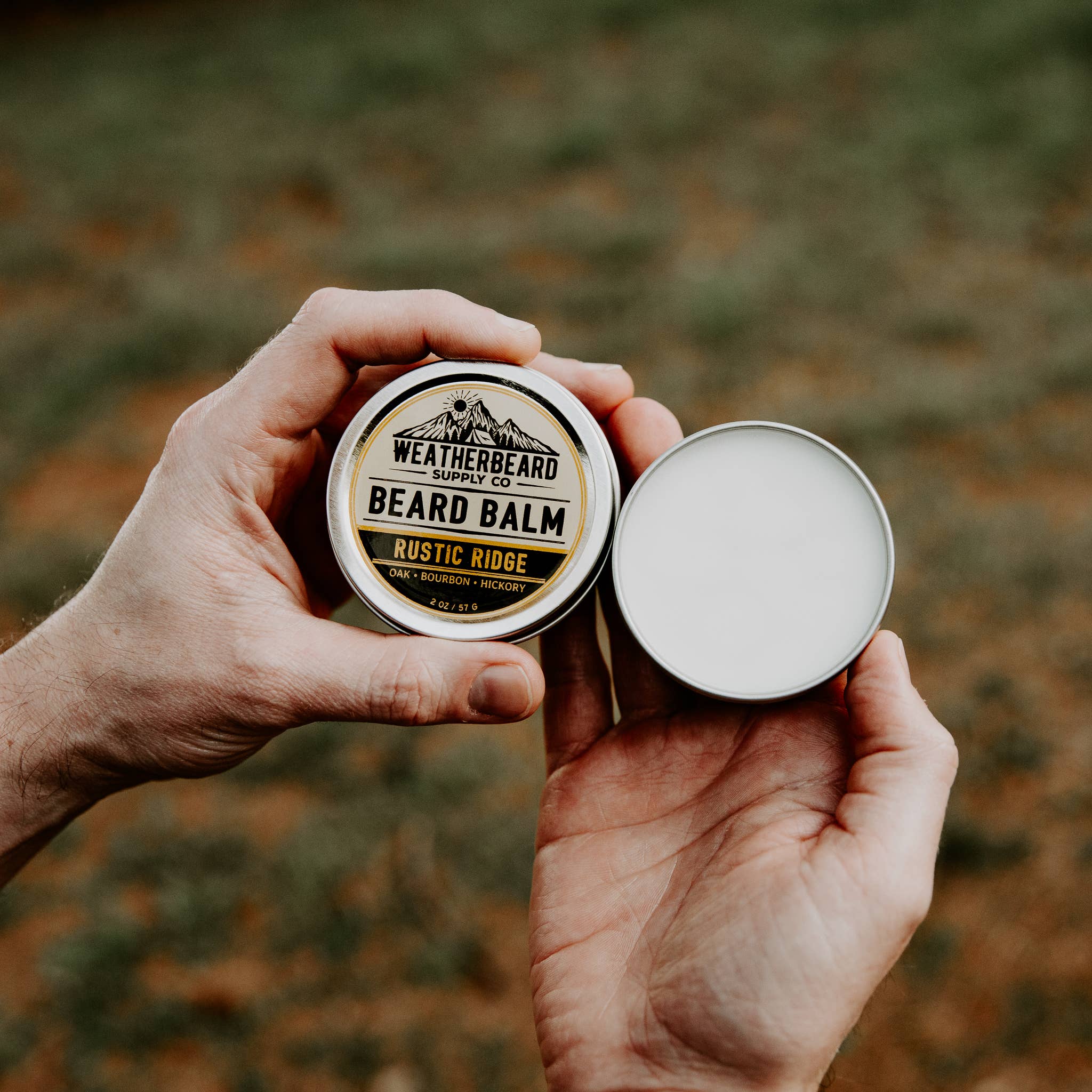 Weatherbeard | Beard Oils, Balms, Butters, & Cologne For Men - Wholesale Beard Styling Product - Rustic Ridge Beard Balm - Oak, Hickory, Bourbon5