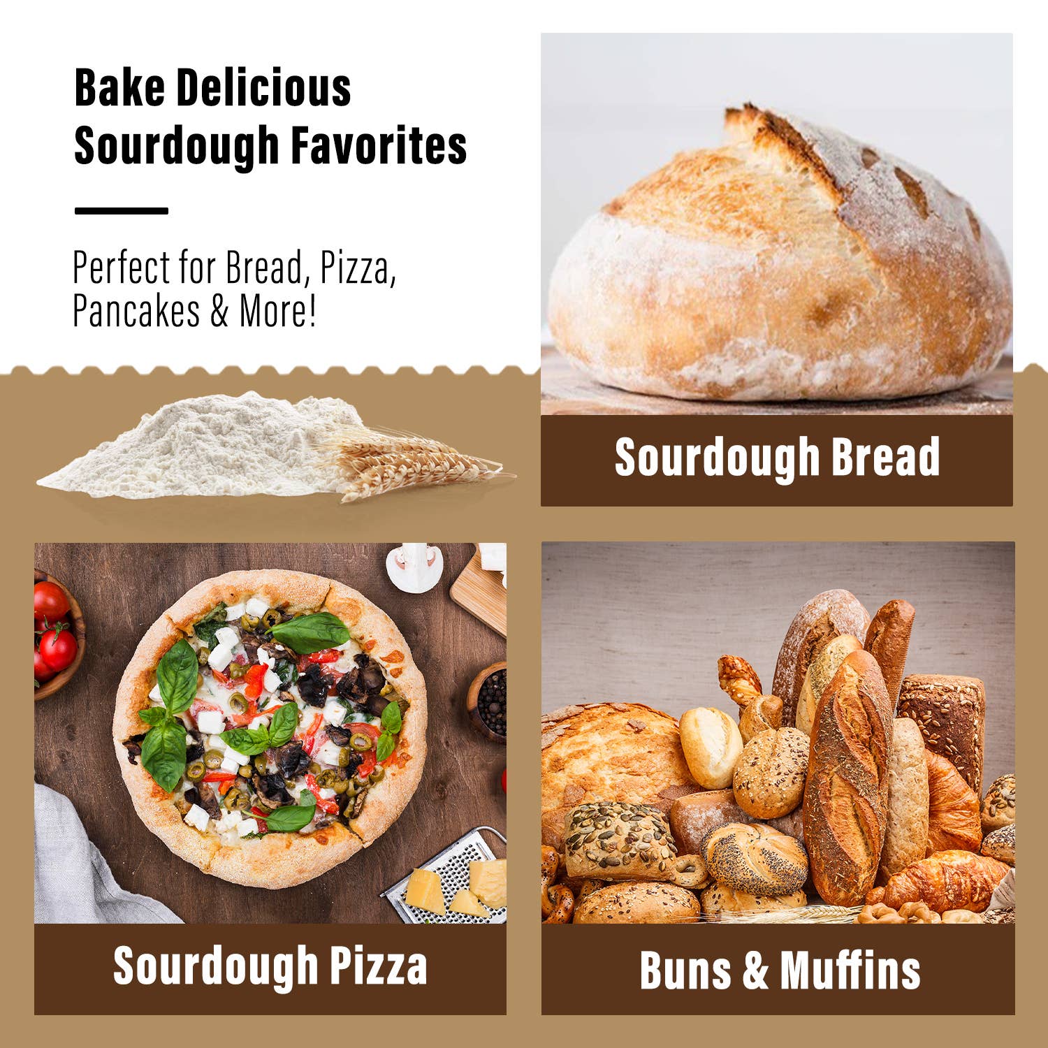 My Rustic Roots - Venta al por mayor Preparados para pan - Cultivo de masa madre orgánico, no modificado genéticamente, liofilizado. 12 gr NUEVO4