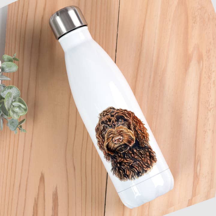 Cockapoo Drinks Bottle for wholesale by DoodlecardsBoutique