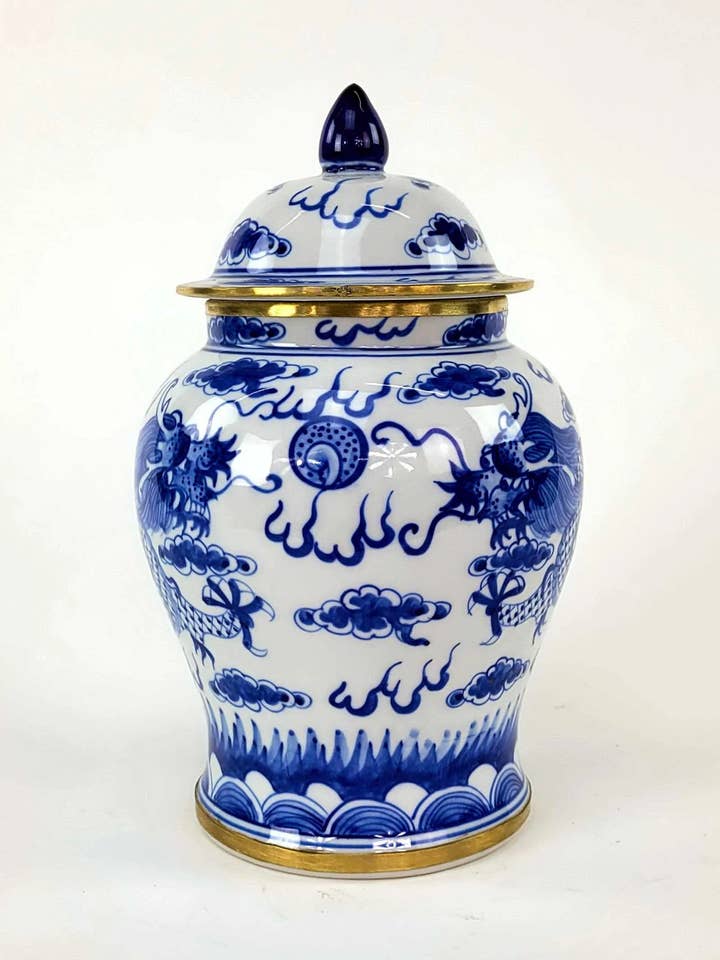 Batik Dragon Ginger Jar for wholesale by The Batik House