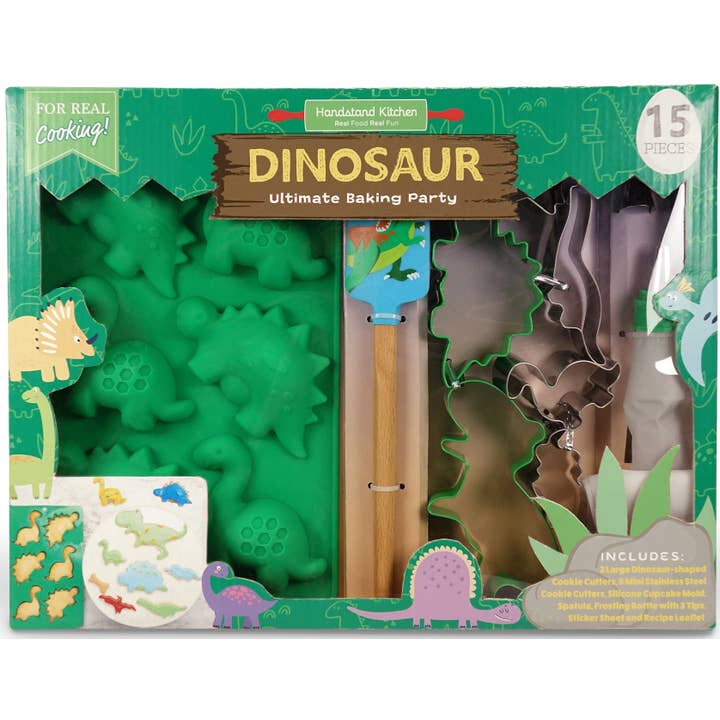 Handstand Kitchen - Wholesale Toy Set - Kids - Dinosaur Ultimate Baking Party Set