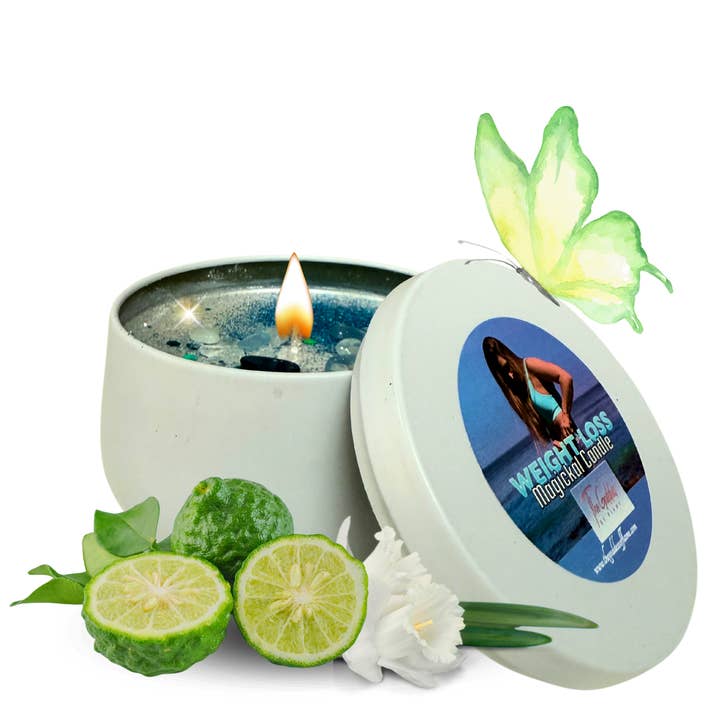 Bougie de Sortilège Magique pour la Perte de Poids pour la vente par The Goddess of Flame