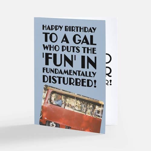 For the FUN-da-MENTAL friend! (Birthday) for wholesale by Very Funny Vintage by Weird & Wrong