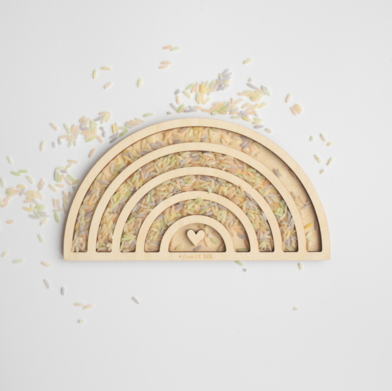 Studio de Rijk - Wholesale Wood Toy - Kids - Play tray - Rainbow2