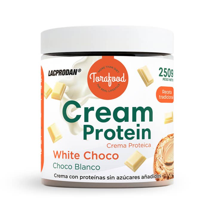 Torafood - Wholesale Nut Butter - WHITE CHOCOLATE PROTEIN CREAM 250G - TORAFOOD1