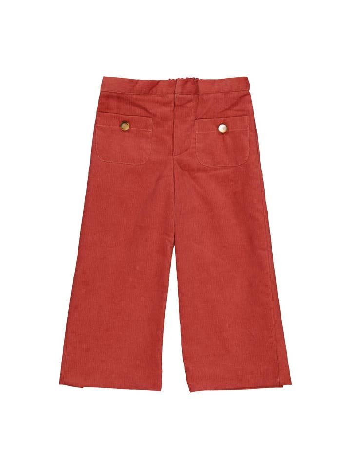 Kidiwi handmade - Wholesale Pants - Kids - Camilla, terracotta corduroy pants