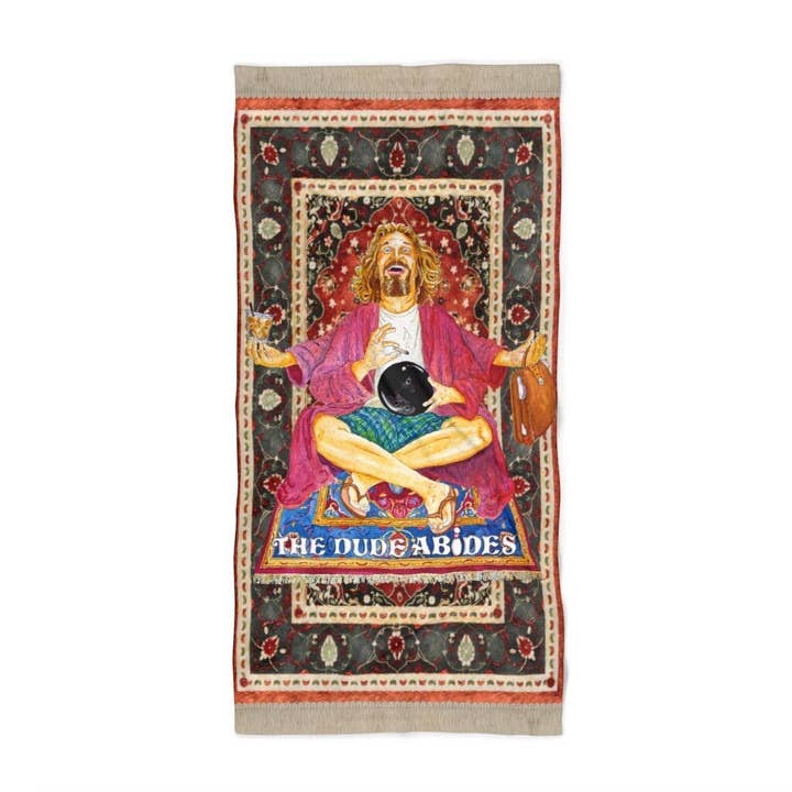 Watercolors by Joshy - Wholesale Beach Towel - Lebowski Buddha Beach Towels
