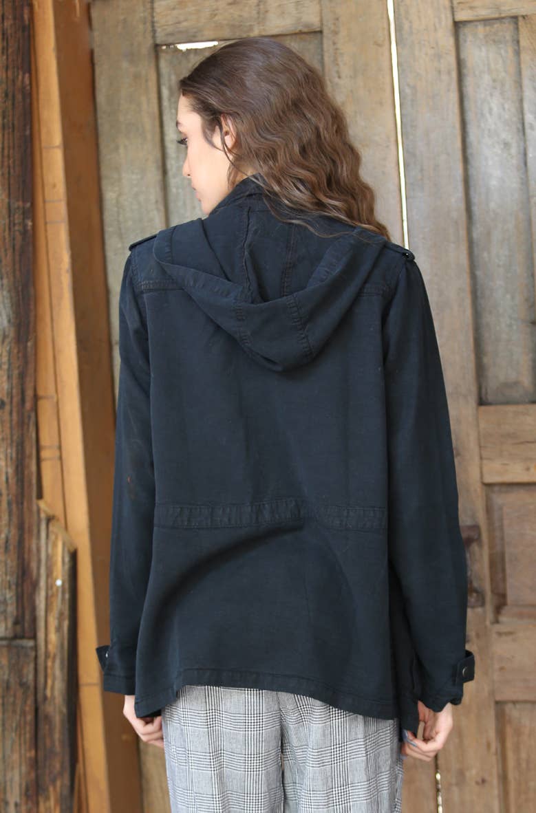 ANGIE - Wholesale Jacket - Women's - SJ629-ASIS TENCEL UTILITY JACKET12