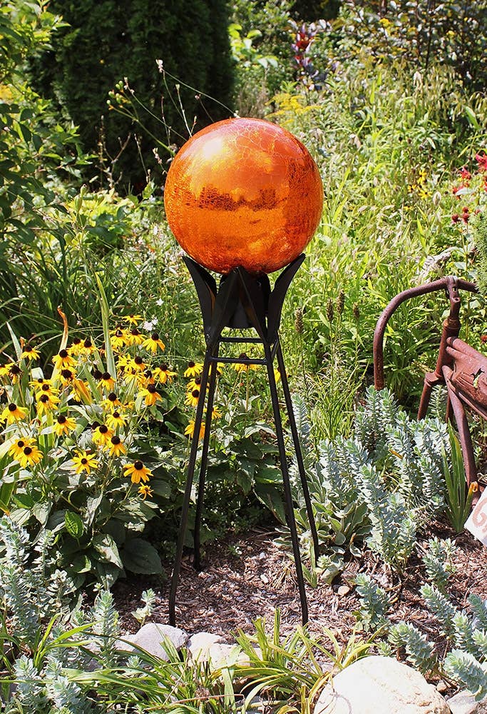 ACHLA Designs - Wholesale Outdoor Ornament/Decor - Gazing Globe Stand with Base3