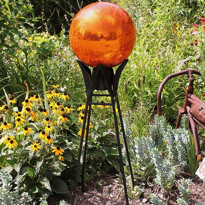 ACHLA Designs - Wholesale Outdoor Ornament/Decor - Gazing Globe Stand with Base3