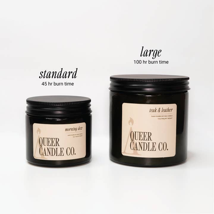 Queer Candle Co. - Wholesale Jar/Filled Candle - Cauldron Fire (fall seasonal scent)