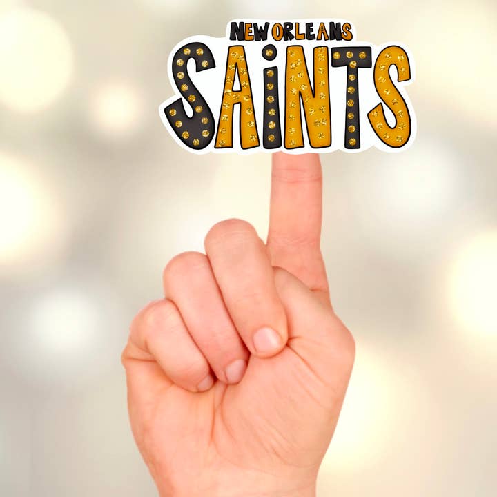 on the Bayou - Wholesale Sticker - New Orleans saints inspired game day waterproof stickers