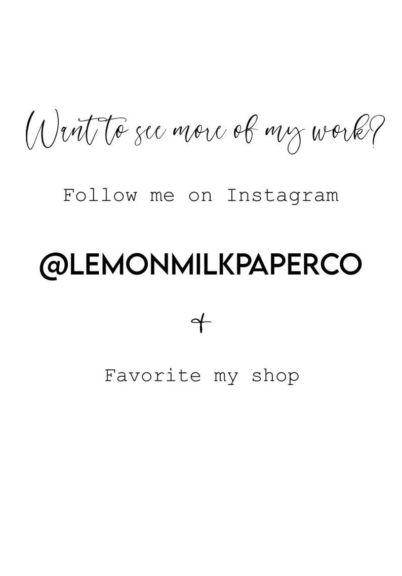 Lemon Milk Paper Co - Wholesale Thank You Card - Thank you card with greenery3