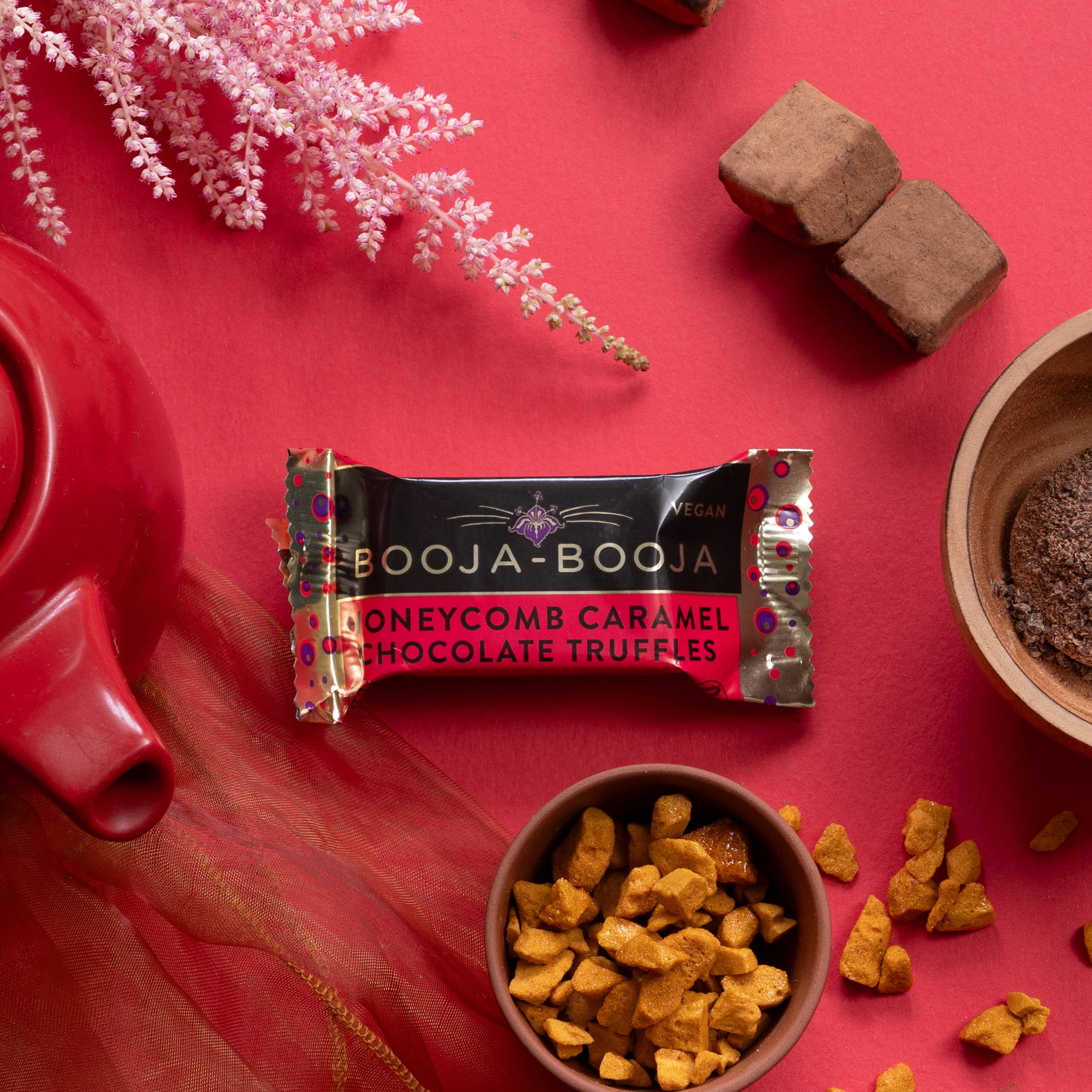 Booja-Booja – wholesale Chocolate – Honeycomb Caramel Two Truffle Packs 16 x 23g1