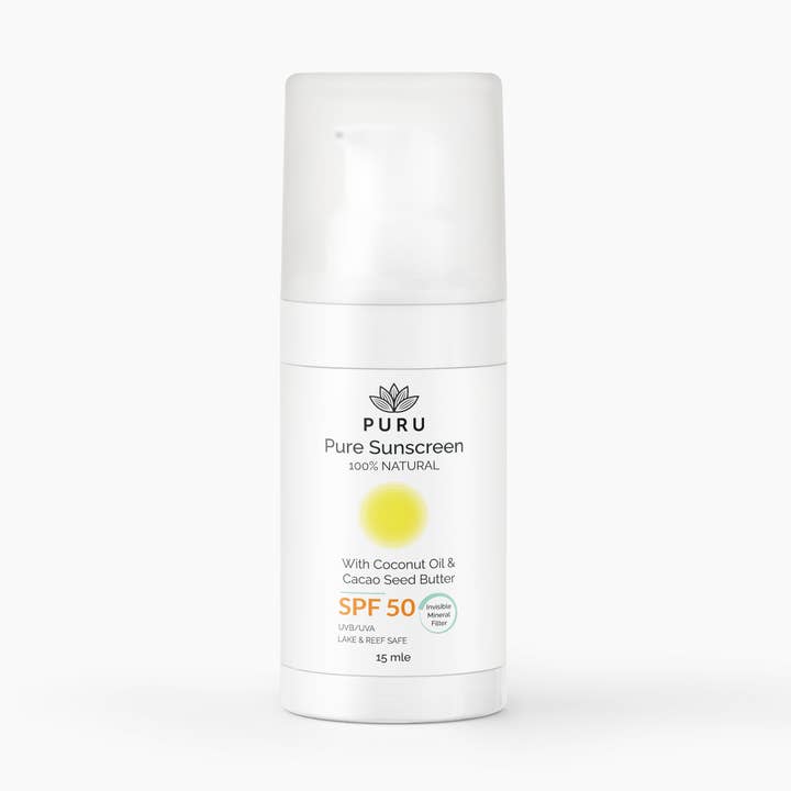 PURU – wholesale Sunscreen – Pure Sunscreen Spf 50 - Zero White Cast 15Ml0