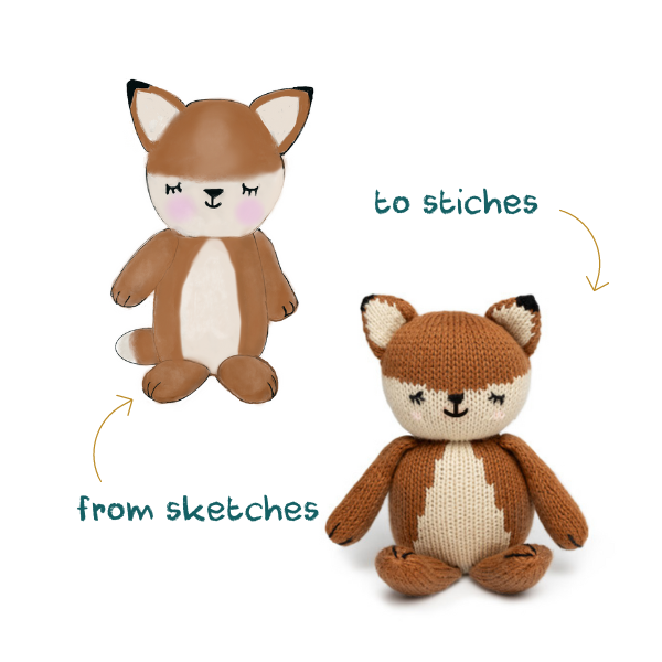 Red & Olive Co. - Wholesale Doll - Kids - Baby Fox3