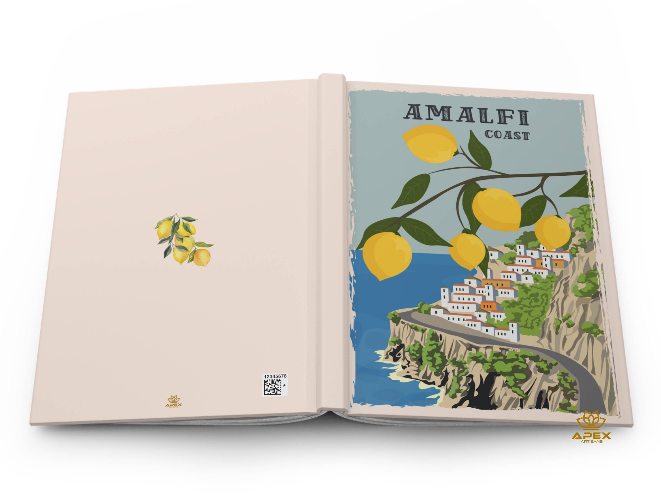 Apex Artisans – Diário por atacado – Diário Amalfi Coast Travel, Amalfi Itália Presente de Lua de Mel1