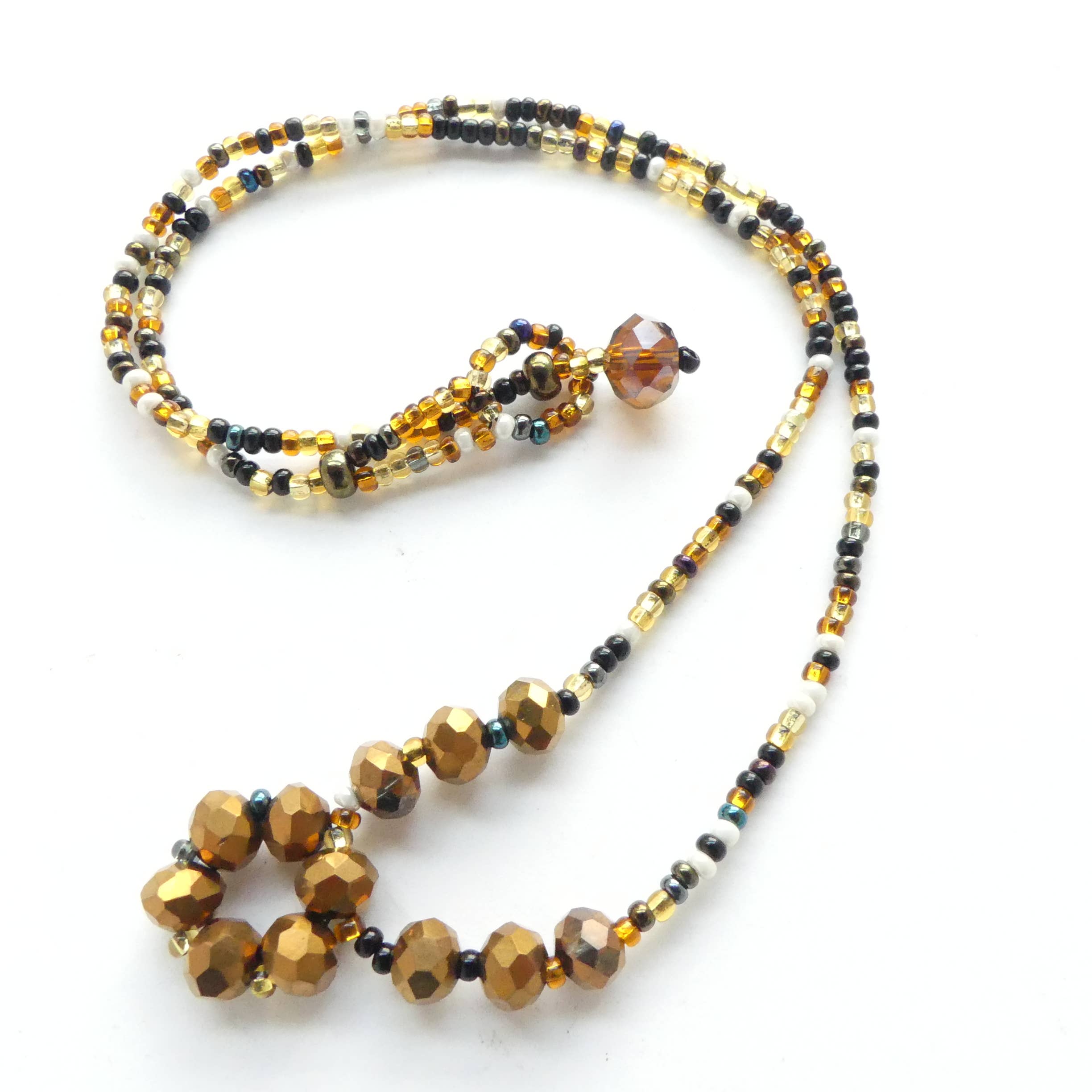 DIAMANTI DESIGNS - Wholesale Beaded/Pearl Necklace - Small Crystal Circle Necklace7