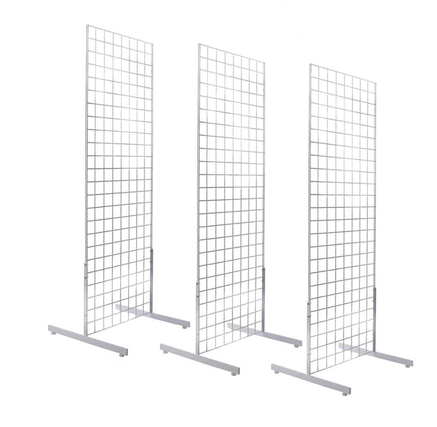 Only Hangers - Wholesale Retailer Display Stand/Case - Gridwall Panel Tower with T-Legs Floorstanding Display Kit1