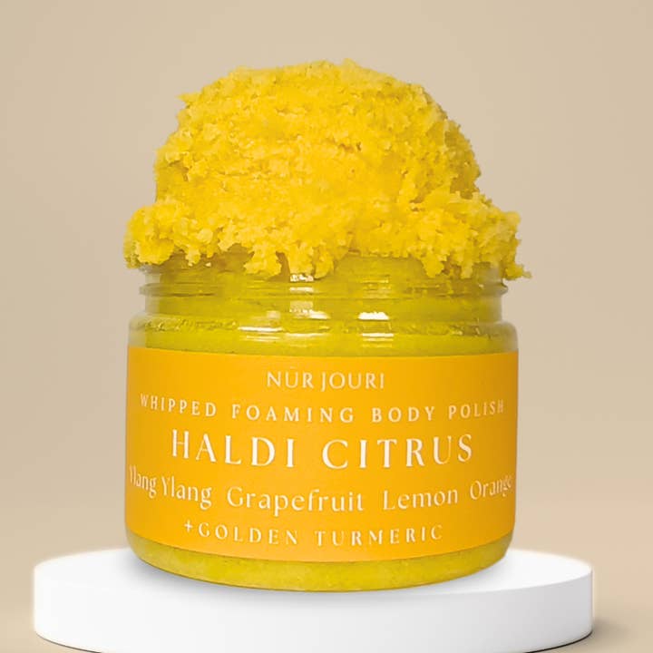 Esfoliante Corporal Espumante Batido - Cúrcuma Citrus Glow por atacado de Nur Jouri