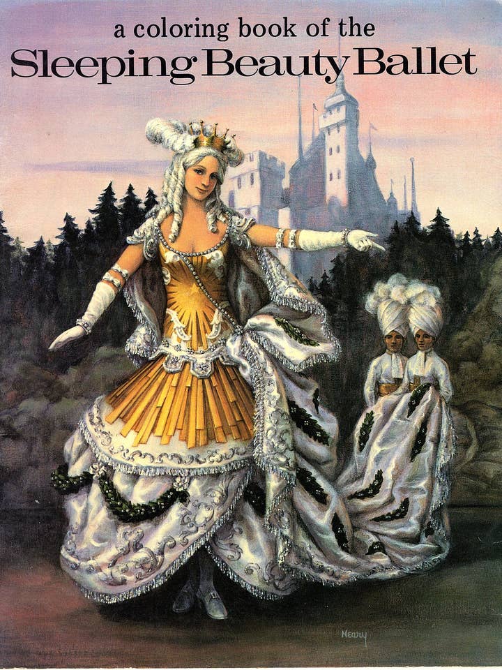 A Coloring Book of the Sleeping Beauty Ballet for wholesale by Bellerophon Books