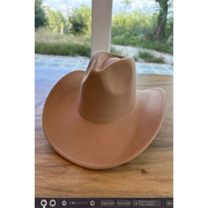 One and Only Accessories - Vente Chapeau de cowboy – femme - CHAPEAU DE COWBOY EN FEUTRE VÉGÉTALIEN4