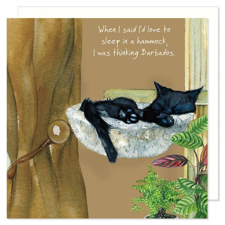 Grappige Kat Wenskaart voor wholesale door The Little Dog Laughed