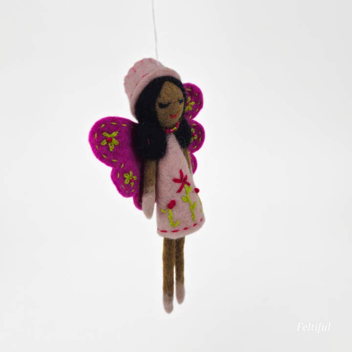 Adornos navideños con forma de ángel para venta al por mayor de Feltiful