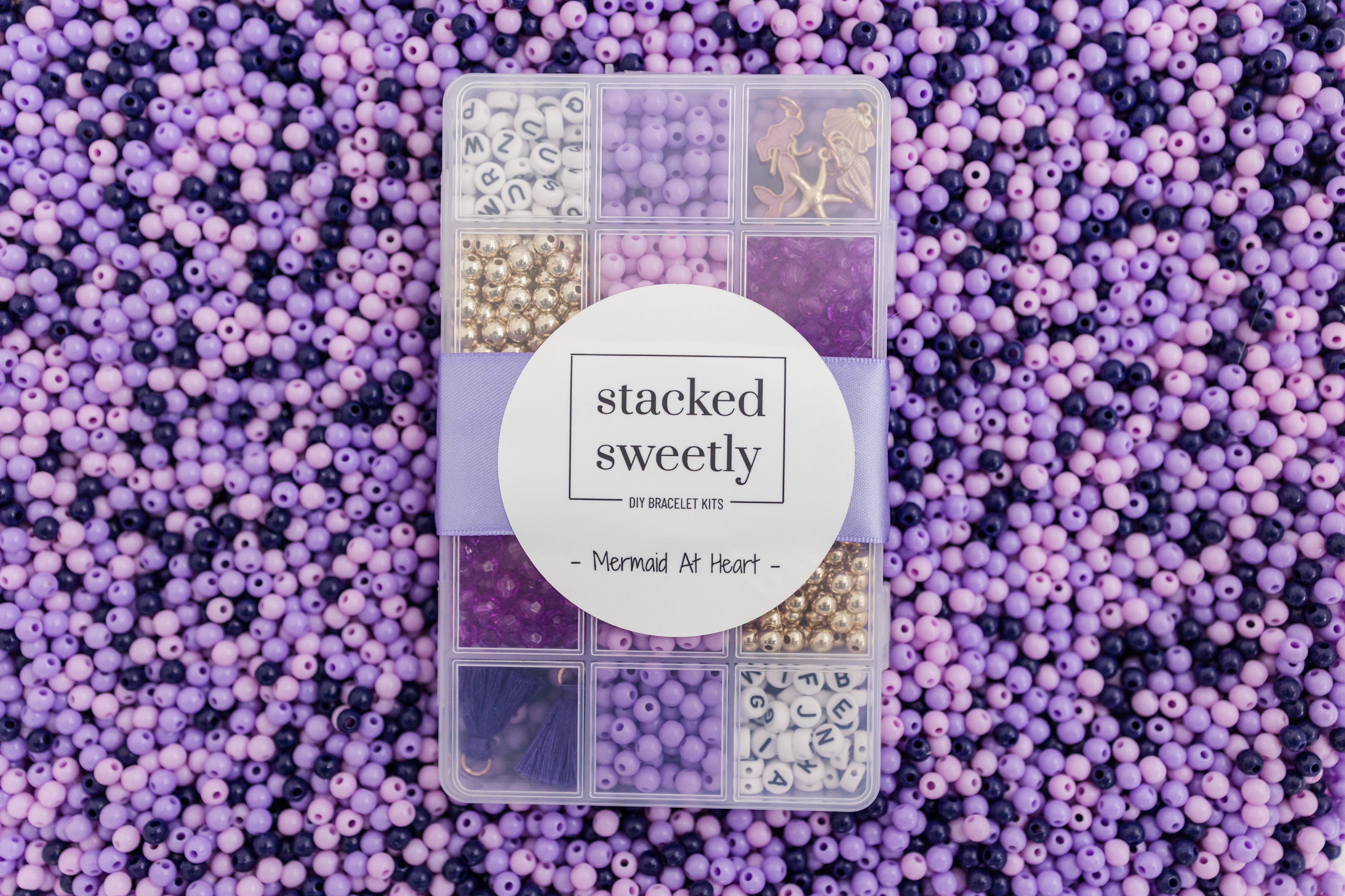 Stacked Sweetly - Wholesale DIY Jewelry - Kids - Mermaid At Heart DIY Stretchy Bracelet Craft Kit11