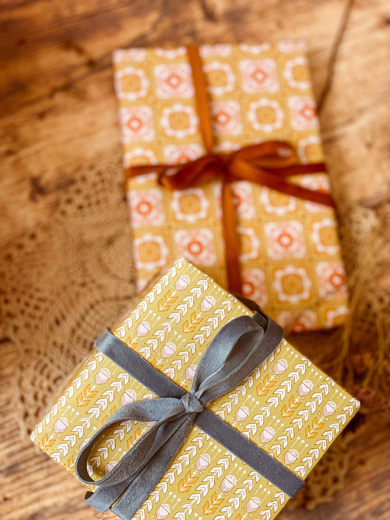 re:mused studio - Wholesale Flat Wrap - Petalcraft Gift Wrap Sheet-Double Sided5