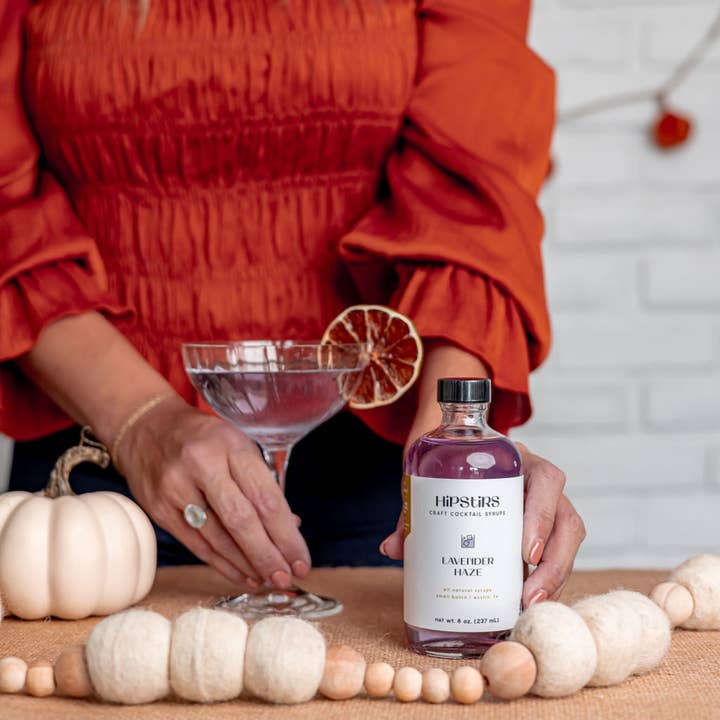 Liquid Alchemist Syrups - Wholesale Cocktail Mix/Syrup - Lavender Haze Cocktail Syrup (8 oz)7