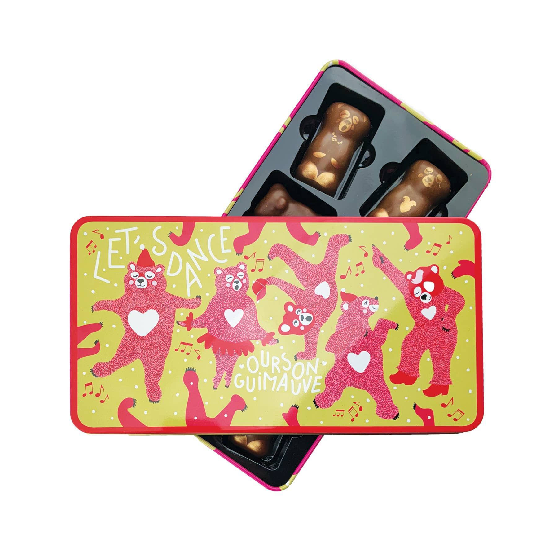 TASTY FRANCE - Wholesale Marshmallow - Let's Dance - Collector's Box Marshmallow Bear 400g CHRISTMAS 20251