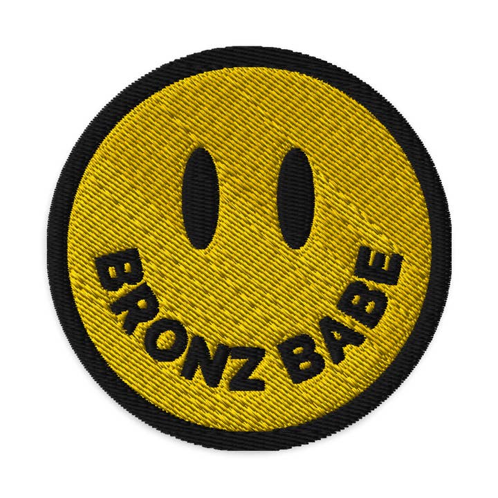 Bronz Babe Embroidered Patches for wholesale by Bronz Babe