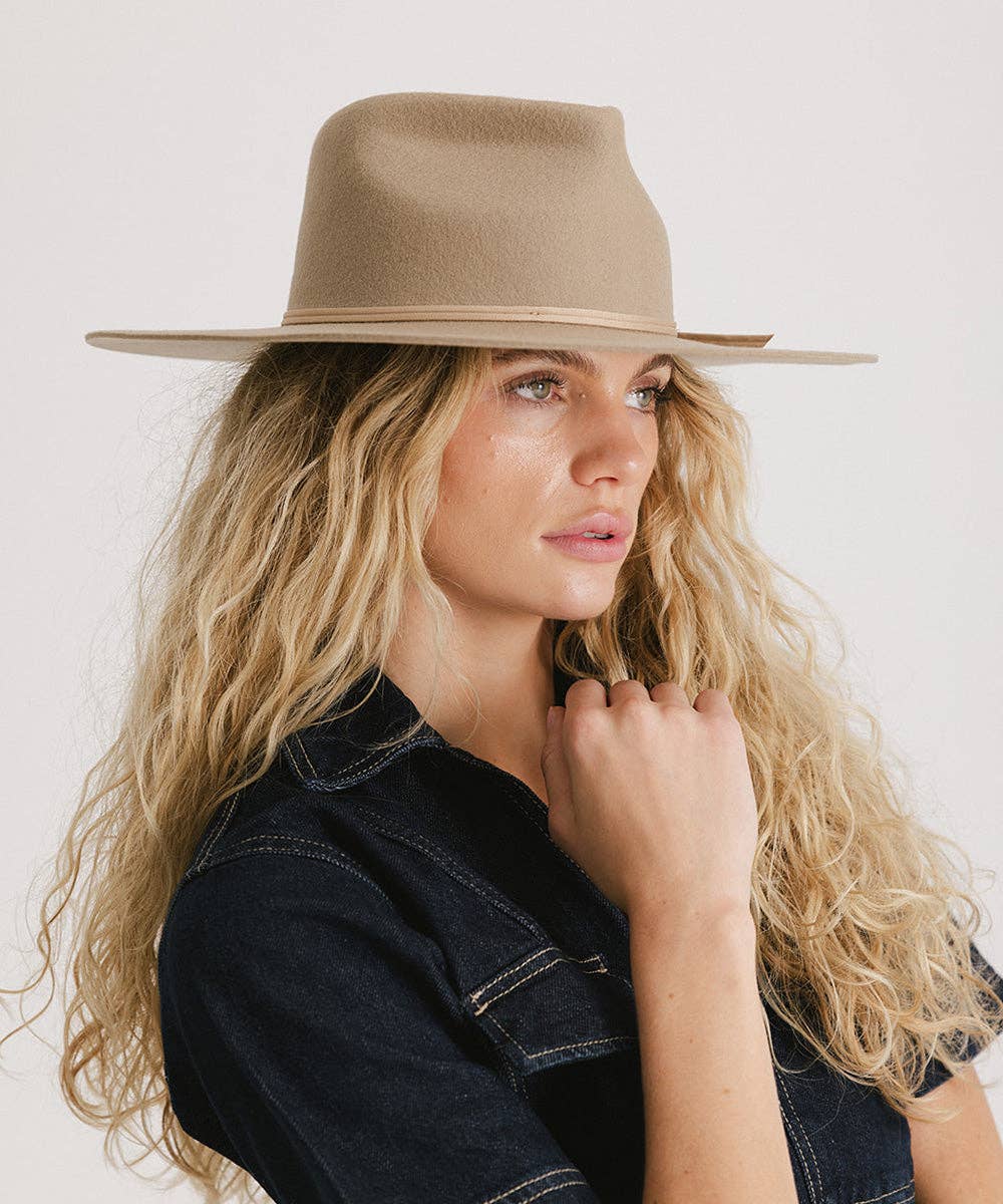 Gigi Pip – Fedora - Mulher por atacado – Emery Teardrop Fedora19