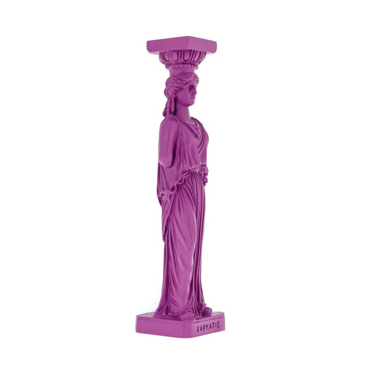 Karyatis o Cariatid, estatua griega antigua de la Acrópolis, 26 cm para venta al por mayor de ARTIA LTD