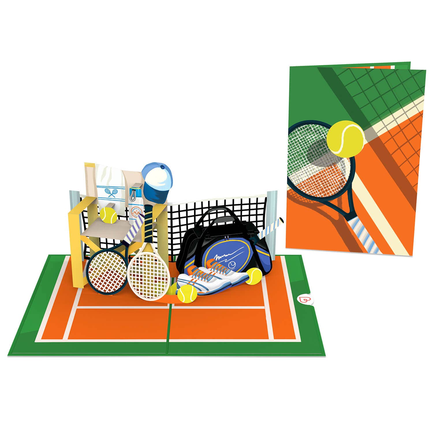 papercrush - Wholesale Everyday Greeting Card - Tennis Pop-Up Card1