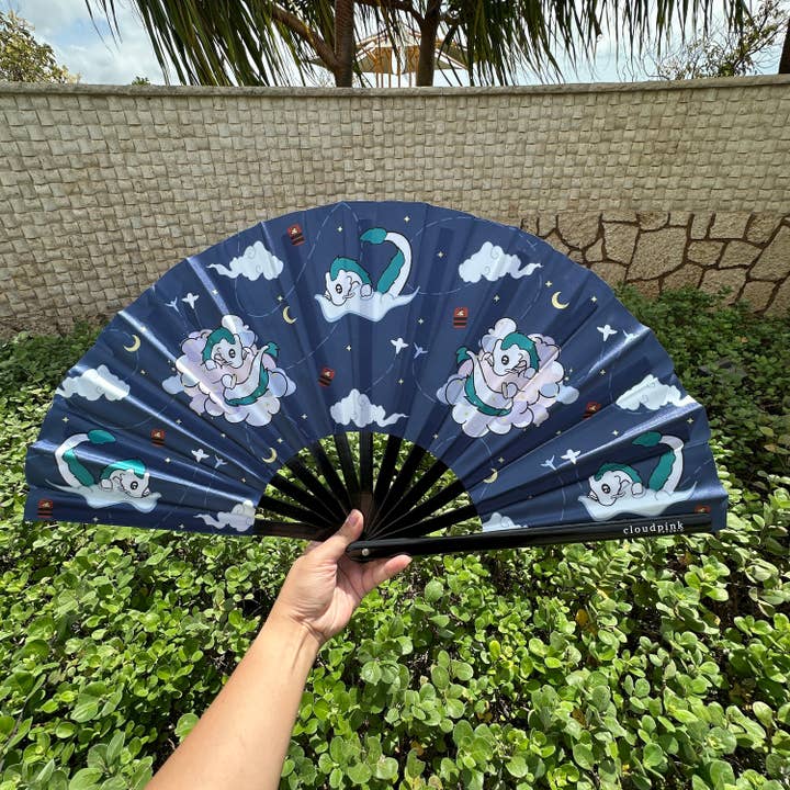 Haku | Midnight Spirit | Festival Fans for engroshandel hos Cloudpink Studio