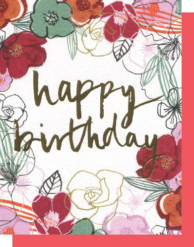 Big Wheel Press - Venta al por mayor Tarjetas de agradecimiento - Rosas de Primavera3