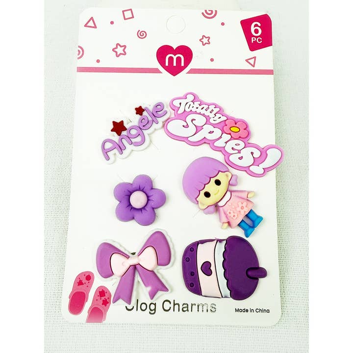Cute Character Theme Shoe Decoration Charms for wholesale by Love and Repeat