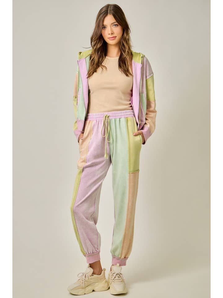 Mystree - Wholesale Pants - Women's - 61539 Color Blocked Track Pants18