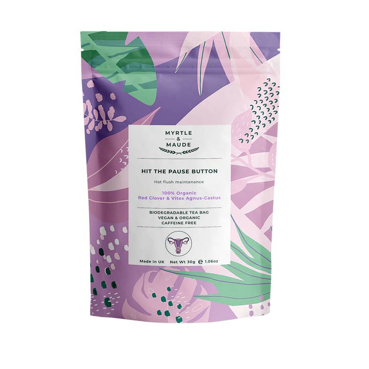 Organic Menopause Tea for wholesale by Myrtle & Maude