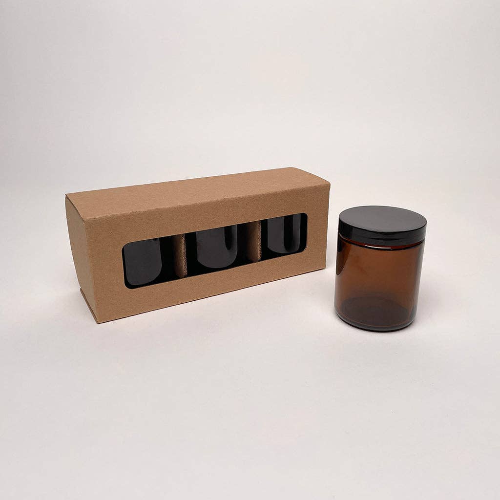 Flush Packaging - Wholesale Gift Box - 9 oz Silo 3-Pack Retail Box™