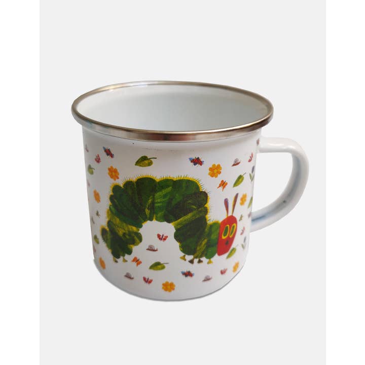Robert Frederick Ltd - Wholesale Coffee Mug - The Very Hungry Caterpillar Enamel Mug
