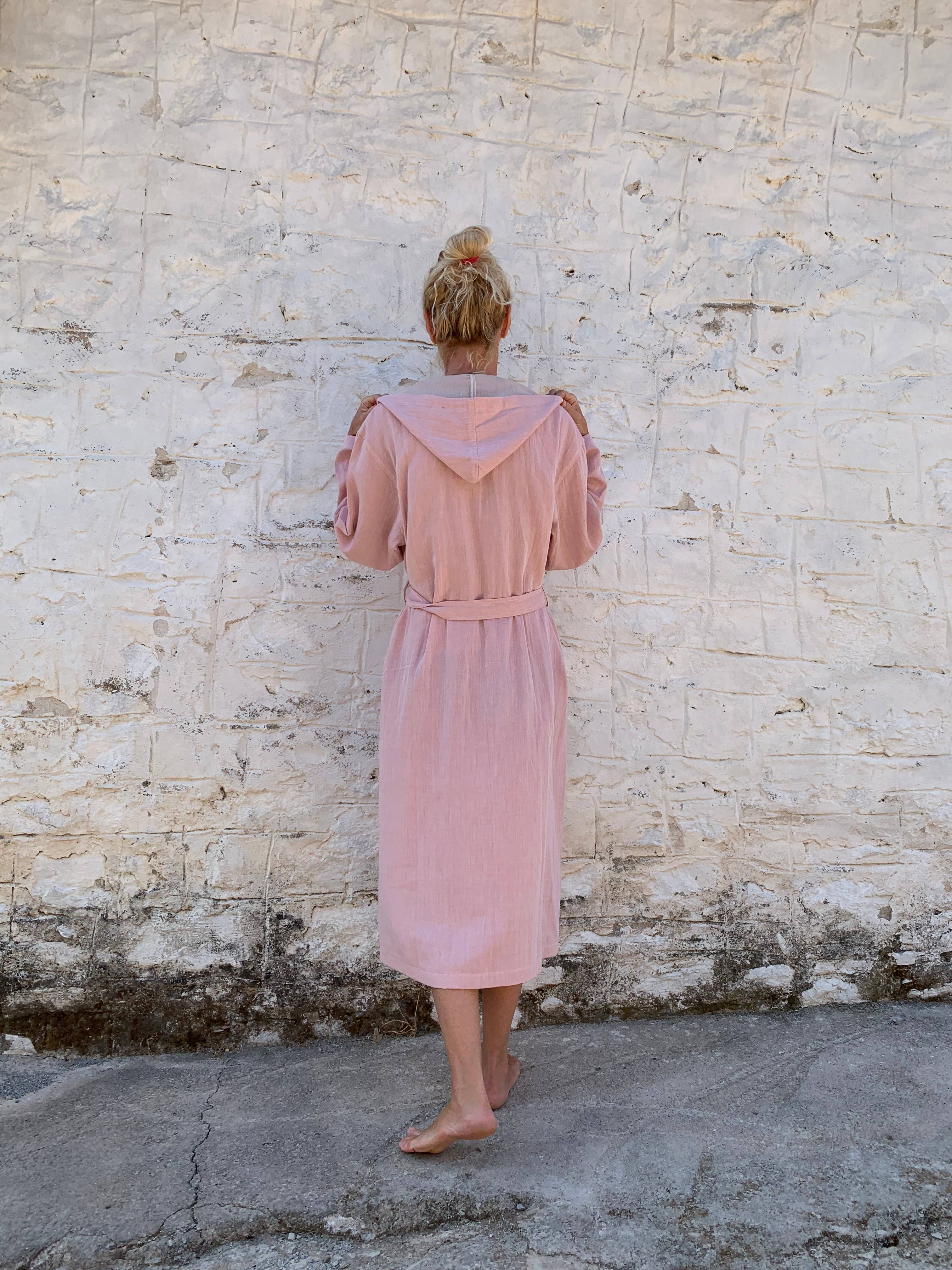 loom.ist – Robe - Mulher por atacado – Robe com Capuz de Musselina48