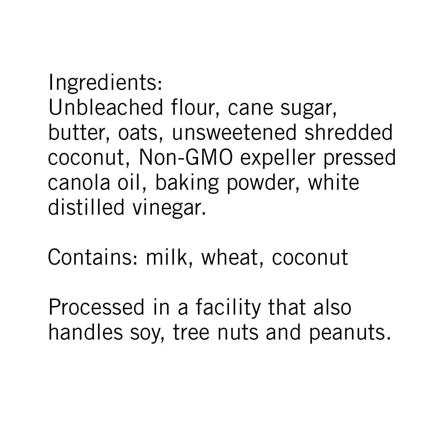 Unna Bakery - Vendita all'ingrosso Biscotti - Scatola di biscotti al burro con cocco e avena, delizia gourmet1